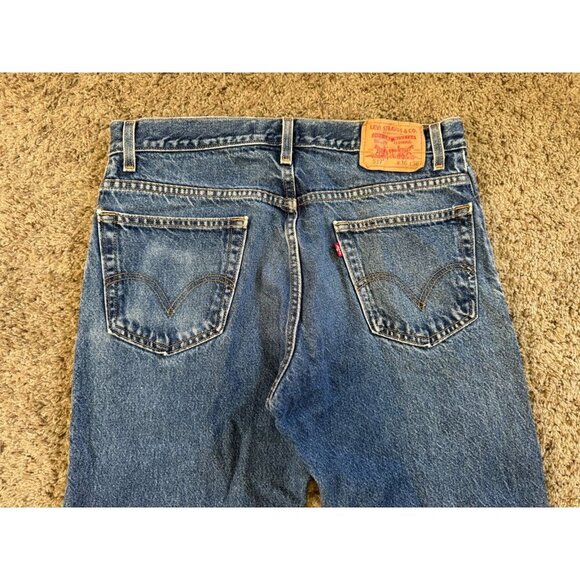 LEVIS 2003 517 Bootcut Jeans 36x36 (Fits 34x35) Y2k Faded Rugged Work Preppy - Picture 5 of 11